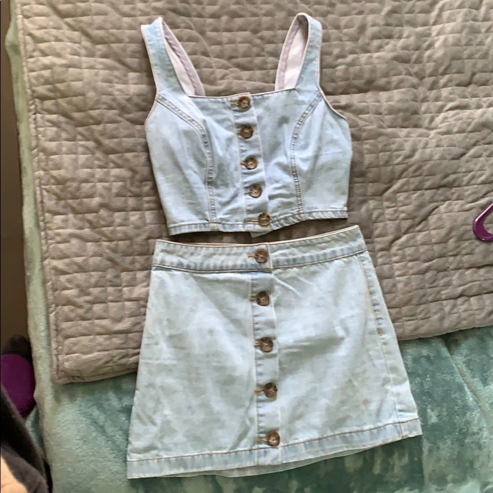 Forever 21 denim set